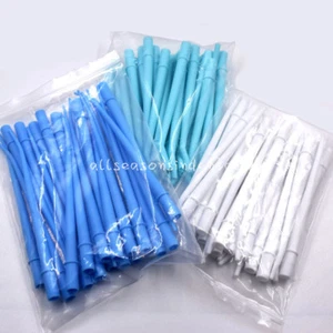 Tubo de punta eyector de saliva aspirador quirúrgico desechable dental 25 piezas/paquete - Imagen 1 de 14