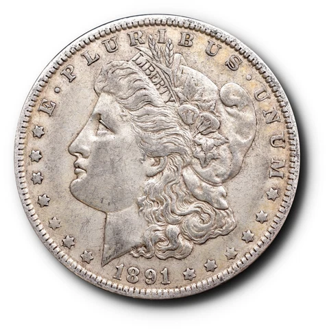 1891-O Morgan Dollar Silver  $1 AU Cover