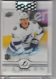 2020-21 Upper Deck Clear Cut #CCCF Cal Foote D TRUE RC Tampa Bay Lightning - Picture 1 of 1