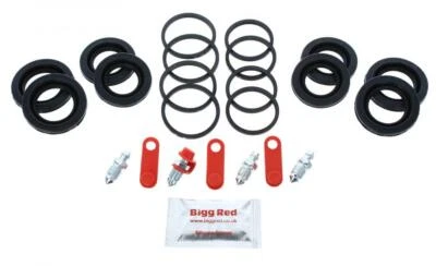 Per Ford Focus Rs 2002-2004 Pinza Freno Anteriore Guarnizione + B / Vite Kit ( - Image 1 of 3