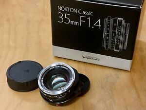 Voigtlander 35mm f/1.4 Nokton Classic II MC Lens for Leica M