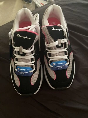 Champion Zapatillas Plantilla de Espuma con Memoria Ligero Correr Negro/Rosa 9 Foto 1 de 4