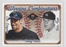 2001 Fleer Platinum Winning Combinations Blue Retail Luis Gonzalez Babe Ruth HOF