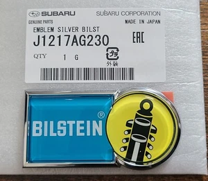 Subaru Genuine OEM Bilstein Shock Dumper Trunk Badge Logo Sticker J1217-AG230 - Picture 1 of 5