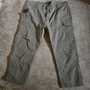 Wrangler Riggs Herren Ripstop Carpenter Workwear Hose Beige Größe 46x30 - Bild 1 von 11