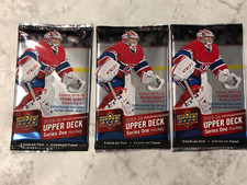 2015-16 Upper Deck serie 1 Hockey 3 Pack Connor McDavid Rookie???