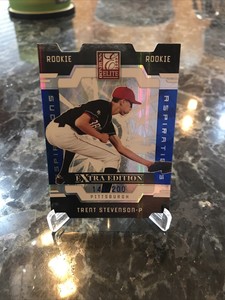 2009 PIRATES Donruss Elite Die Cut Blue! Aspirations #126 Trent Stevenson 14/200