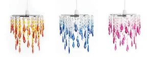 Modern Ceiling Floor Pendant Chandelier Light Lamp Shades – Crystal Drop - Picture 1 of 21