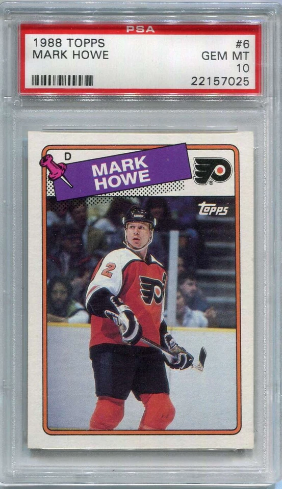 1988-89 Topps 6 Mark Howe PSA 10 GEM MT - Image 1 of 1