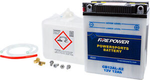 Fire Power CB12AL-A2 Conventional 12V Heavy Duty Battery With Acid Pack