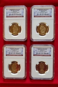 2010-S Presidential Proof Dollar 4-Coin Set NGC PF 70 ULTRA CAMEO - Picture 1 of 1