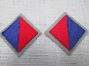 WW2  2/2 AIF tank attack regiment, 1 set shoulder patch,s =2 - Picture 1 of 5