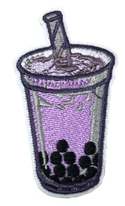 Patch Sew On Iron On Embroidered Clothing Hats Jackets Coat Cold Drink New A290 - Picture 1 of 3