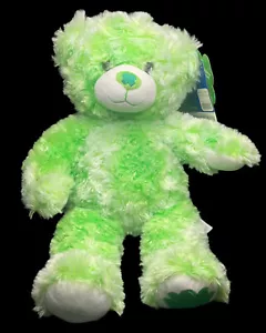 BUILD A BEAR LUCKY TRIFOGLIO Orsacchiotto trifoglio con etichette 2013 edizione limitata - Foto 1 di 9