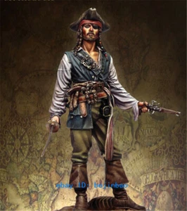 1/24 Pirate Unpainted Resin Figure Model Kits Ancient Corsair Garage Kit Statue - Picture 1 of 2
