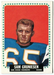 1964 Topps #158 Sam Gruniesen San Diego Chargers - Picture 1 of 2