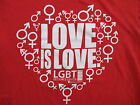 LOVE IS love T SHIRT Gay Pride Rights LGBT Resource Center University Virginia S