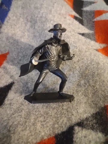 Vtg Dulcop Zorro complete w Cape & Sword 60mm plastic figurine Cover