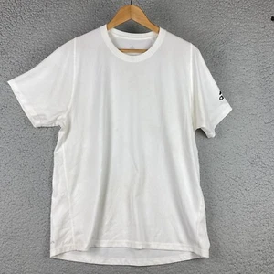 adidas Freelift Mens Shirt White L Short Sleeve Active Polyester Climalite *READ - Picture 1 of 12