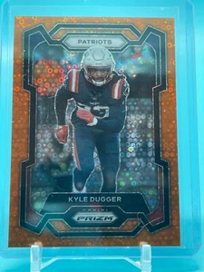 2023 Prizm Kyle Dugger Orange Disco # 205 Patriots - Picture 1 of 1