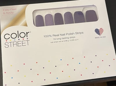 Цветные уличные полоски для лака для ногтей космическое облако фиолетовый большая упаковка неидеальные - Изображение 1 из 2