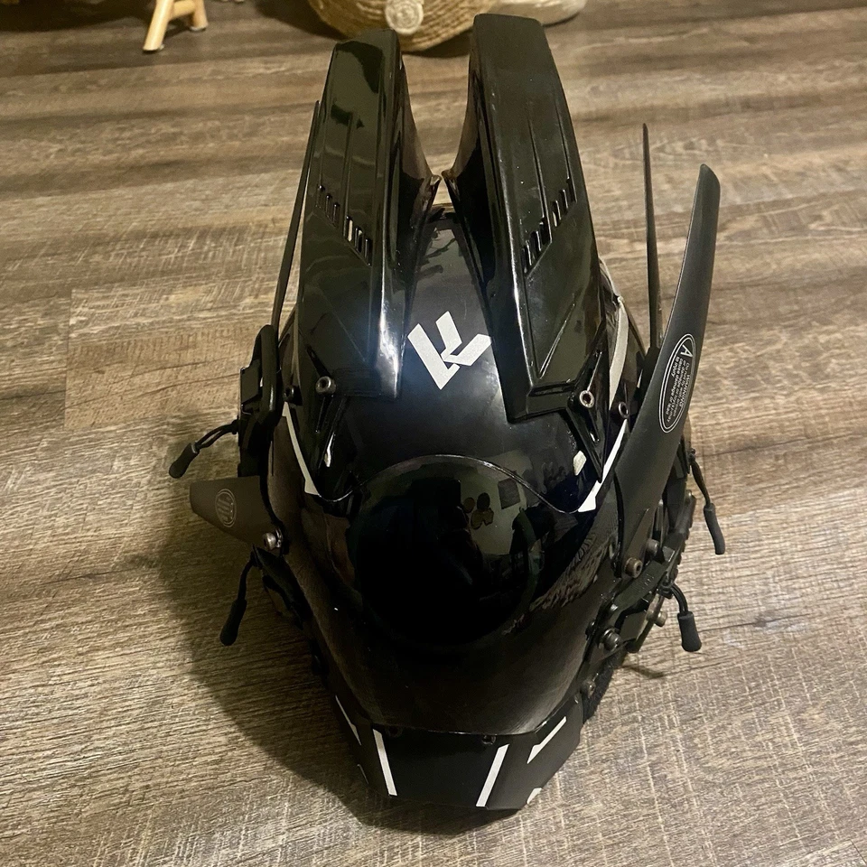 Tendencia Futurista Cyber Punk Máscara Baile Fiesta Navidad Regalo Juegos con disfraces Máscaras LED Foto 1 de 4