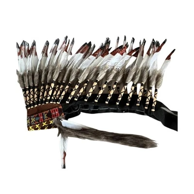 Artificial Feather Headdress Decoration Headband for Halloween Cosplay Party - Image 1 of 4
