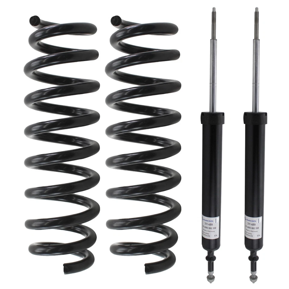 Sachs Rear Shock Absorbers & Lesjofors Coil Springs Kit for BMW E90 325i Base — 第 1/1 张图片