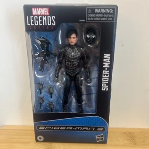 Hasbro Marvel Legends Spider-Man 3 Tobey Black Symbiote Suit Figure Emo - Picture 1 of 7