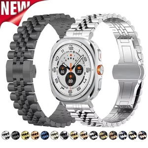 Armband Für Samsung Galaxy Watch 8 Classic/Ultra 47MM 2025 Edelstahl Metallband - Picture 1 of 28