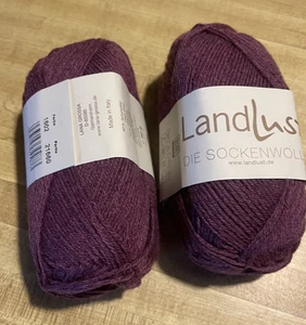 2 -50 GRAM  SKEINS LANA GROSSA LANDLUST MERINO   SOCK YARN 1602 - Picture 1 of 1