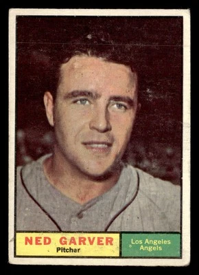 1961 Topps Ned Garver No331 VG-EX Los Angeles Angels - Изображение 1 из 2