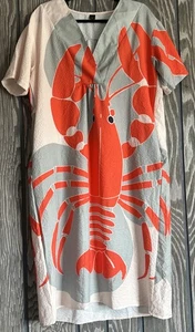 NEW (no Tags) Women’s Red Lobster Dress Size Large Moo Moo - Picture 1 of 3
