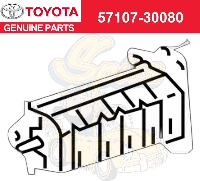 PARAGOLPES DELANTERO DERECHO ORIGINAL LEXUS GS SOPORTE MONTAJE 57107-30080 Foto 1 de 1