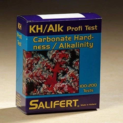 Salifert KH Kit de prueba de alcura carbonato dureza alcalinidad 100-200 pruebas acuario Foto 1 de 1