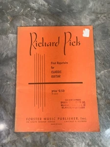 Richard Pick erstes Repertoire für klassische Gitarre 1958 Forester Music - Bild 1 von 4