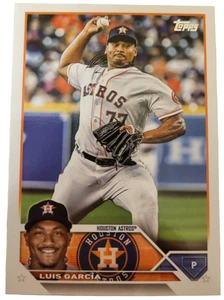 2023 Topps Luis Garcia #121 MLB Houston Astros Baseball Card (X - Picture 1 of 2