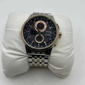 CITIZEN Eco-Drive H804-S099382 Chrono 100M Solar Men From JAPAN X592 - Picture 1 of 7