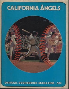 1978 Oakland A's @ California Angels Program/Scorecard Opening Day Tanana W #67 - Picture 1 of 4