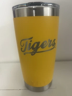 Logotipo LSU Gold Football Tigers Yeti Cup edição limitada copo de colecionador - Imagem 1 de 2