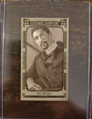 2015 UD Goodwin Champions Bill Russell Mini Canvas SP (99 made) Boston Celtics - Image 1 of 2