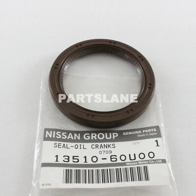 Sello de aceite original del cigüeñal delantero Infiniti Q45 1997-201 13510-60U00 OEM Foto 1 de 2