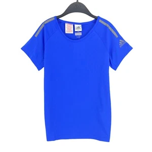 Adidas Climacool Blue Crew Neck T Shirt Size 11 - 12 Years - Picture 1 of 9