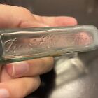 Chas H. Fletcher Gastoria Medicine Bottle - Antique Clear Glassware, Embossed #2