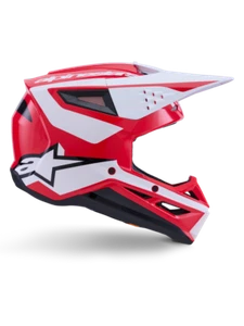 Alpinestars SM3 Heat Helmet ECE06/DOT Red/White/Black Glossy Size Large - Picture 1 of 7