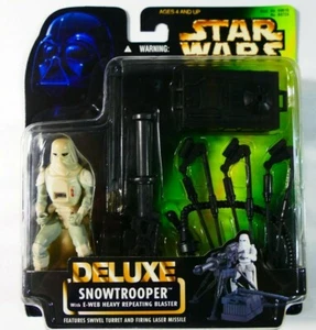 Star Wars Kenner Deluxe SnowTrooper mit E-Web Heavy Repeating Blaster 1997 - Bild 1 von 3