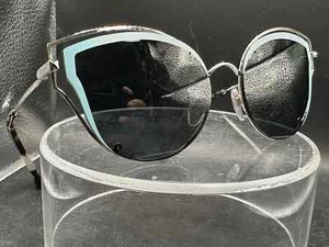 New Valentino VA2015 3006/87 58-17 140 3N-Silver Aquamarine Sunglasses Italy Mad - Picture 1 of 18