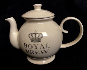 Cafetera de cerámica Tetera Royal Brew de David Mason Diseño Majestuoso Patrón. - Imagen 1 de 7