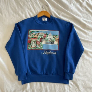 Vintage 90’s Madison Wisconsin kids large crewneck sweatshirt - Picture 1 of 10