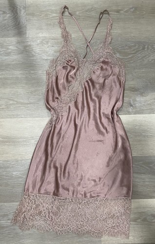 UNDERCOVER abito slip seta victorias secret rosa malva